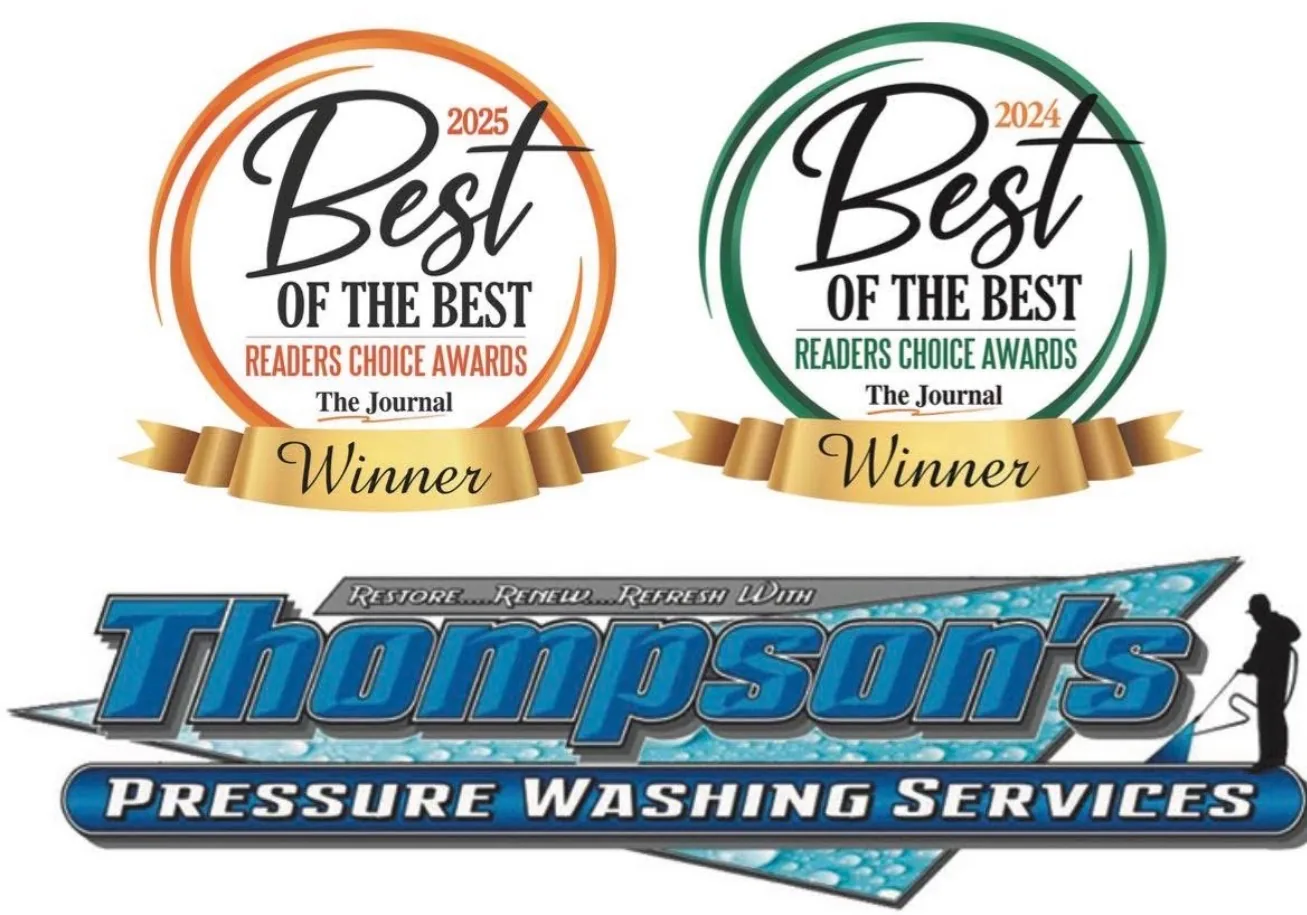 Thompson's Pressure Washing, Best of the Best Readers Choice Award winner 2024 and 2025